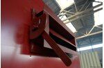Шибер газохода к твердотопливному котлу 0.75 МВт