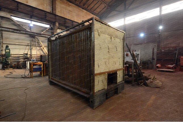 Угольный котел 1.2 МВт - изготовление