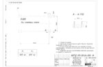 Чертеж фундамента котла на дровах 0.6 МВт с ОУР