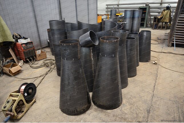 Изготовление промышленных циклонов ЦН 11 1200 1УП